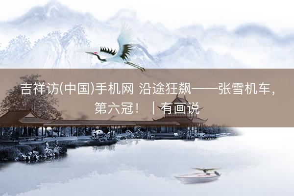 吉祥访(中国)手机网 沿途狂飙——张雪机车,第六冠!|有画说